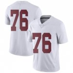 NCAA Men's Alabama Crimson Tide #76 Tommy Brockermeyer Stitched College Nike Authentic No Name White Football Jersey KQ17W02XO